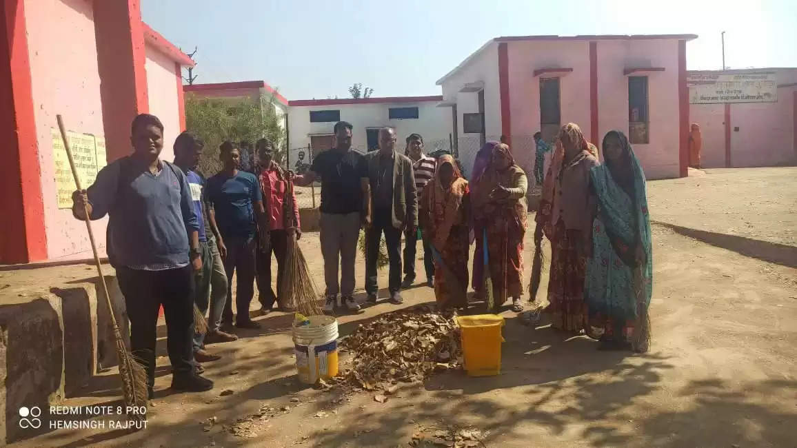 जिले की ग्राम पंचायतों में किया गया इंटर ब्लॉक स्वच्छता अभियान