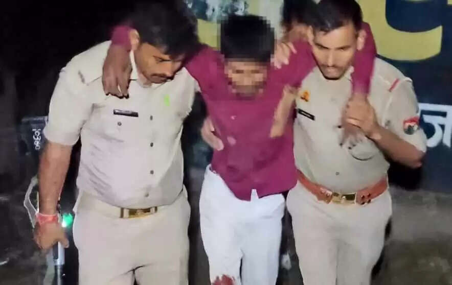 Muzaffarnagar Police अभिरक्षा से भागा बदमाश मुठभेड़ में घायल गिरफ्तार, छीनी गई सरकारी पिस्टल बरामद