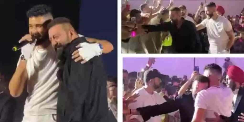 एपी ढिल्लों के कॉन्सर्ट में &lsquo;संजू बाबा&rsquo; की सरप्राइज़ एंट्री: मुंबई में मचा तूफान, स्टेज पर गले मिले, पैर छुए, तारा सुतारिया संग डांस ने बढ़ाया तापमान-Sanjay Dutt