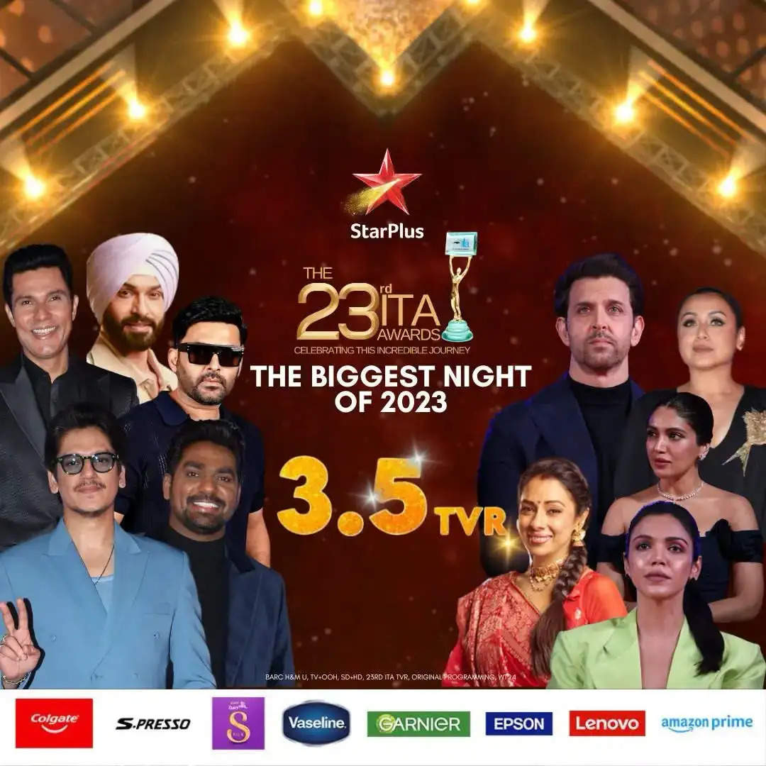 Anu Ranjan and Shashi Ranjan's The ITA Awards - Indian Television Awards Achieve Record-breaking 3.5 TVR