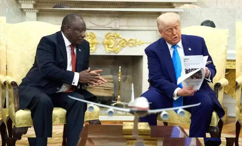 राष्ट्रपति रामफोसा ट्रंप से बोले- हमारे पास गिफ्ट देने के लिए लग्जरी प्लेन नहीं