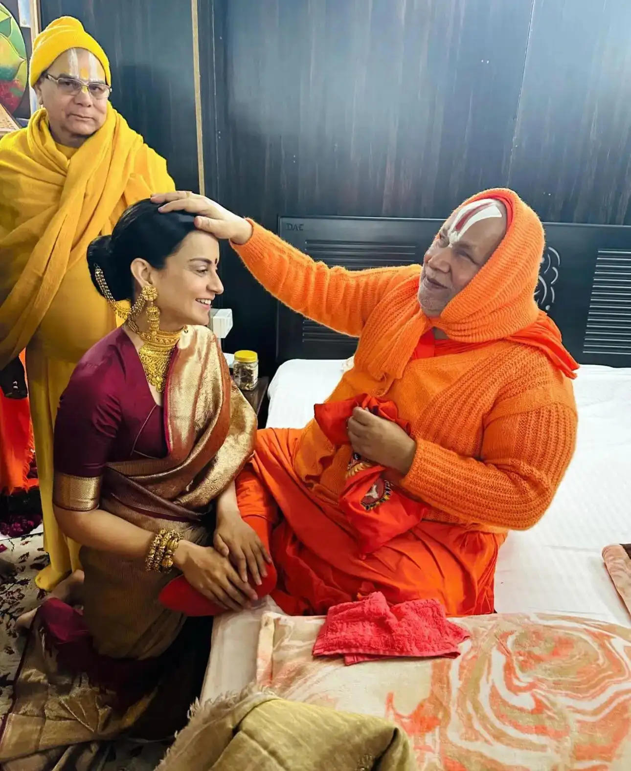 Kangana Ranaut is currently in Ayodhya for the Ram Temple concertation ceremony to be held on January 22.