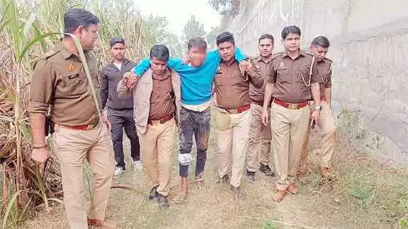 Muzaffarnagar में Encounter: ₹10,000 इनामी बदमाश चाँद पुलिस फ़ायरिंग में ढेर नहीं, घायल&mdash;तमंचा, कारतूस और बिना नंबर की बाइक बरामद