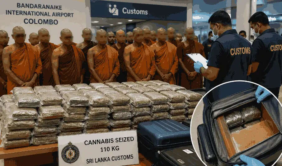 Sri Lanka Drug Bust: कोलंबो एयरपोर्ट पर 22 बौद्ध भिक्षु 110 किलो हाई-ग्रेड कैनाबिस के साथ गिरफ्तार, अंतरराष्ट्रीय ड्रग नेटवर्क की आशंका