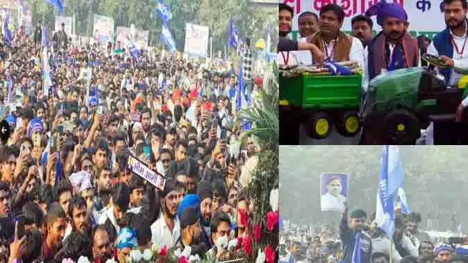 Muzaffarnagar में &lsquo;संविधान बचाओ&rsquo; की गूंज: चन्द्रशेखर आज़ाद रावण की विशाल रैली में सत्ता पर करारा वार, दलित&ndash;ओबीसी अधिकारों की लड़ाई तेज