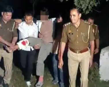 बुढ़ाना Muzaffarnagar पुलिस मुठभेड़: 15 हजार का इनामी बदमाश अरुण उर्फ जोनी घायल, तमंचा और कारतूस बरामद