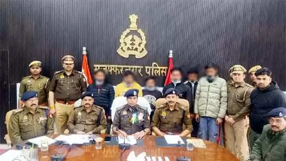 शाहपुर में ट्रांसफार्मर कॉइल चोर गैंग पर बड़ी कार्रवाई: Muzaffarnagar हाईवे पर फिल्मी अंदाज़ में मुठभेड़, 6 बदमाश गिरफ्तार, लाखों का माल और हथियार बरामद