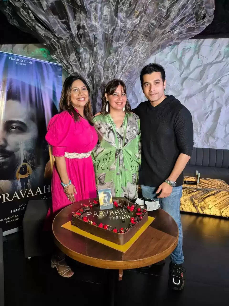 Joyous Celebration at Novaara: 'Pravaah-The Flow' Cast Celebrate Film's Success