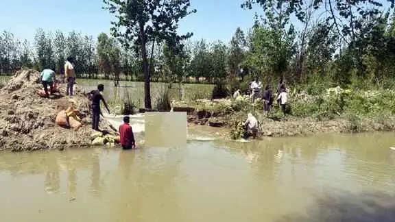Charthawal Canal Breach: घिस्सूखेड़ा में नहर टूटने से सैकड़ों बीघा फसल जलमग्न, किसानों का भारी नुकसान&mdash;विधायक पंकज मलिक पहुंचे मौके पर