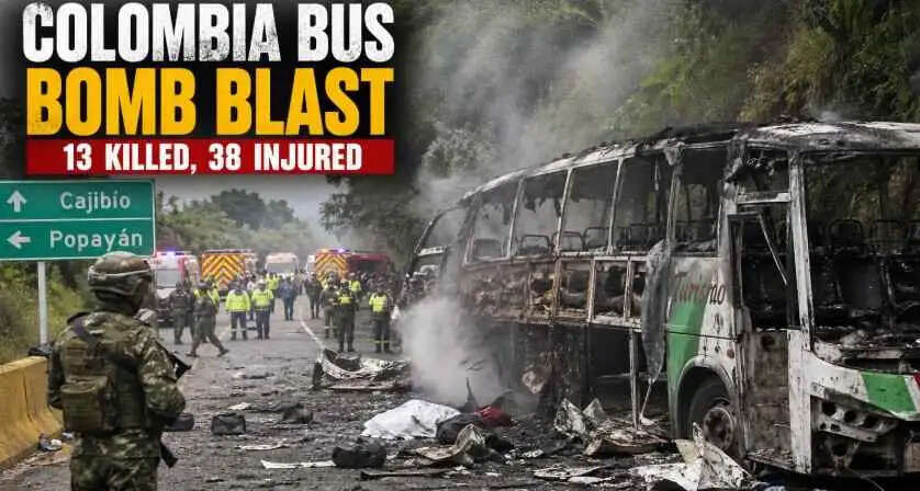 Colombia Bus Bomb Blast: काउका में बस उड़ा कर 13 की हत्या, 38 घायल&mdash;ड्रग माफिया और FARC गुटों की जंग में फिर झुलसा कोलंबिया