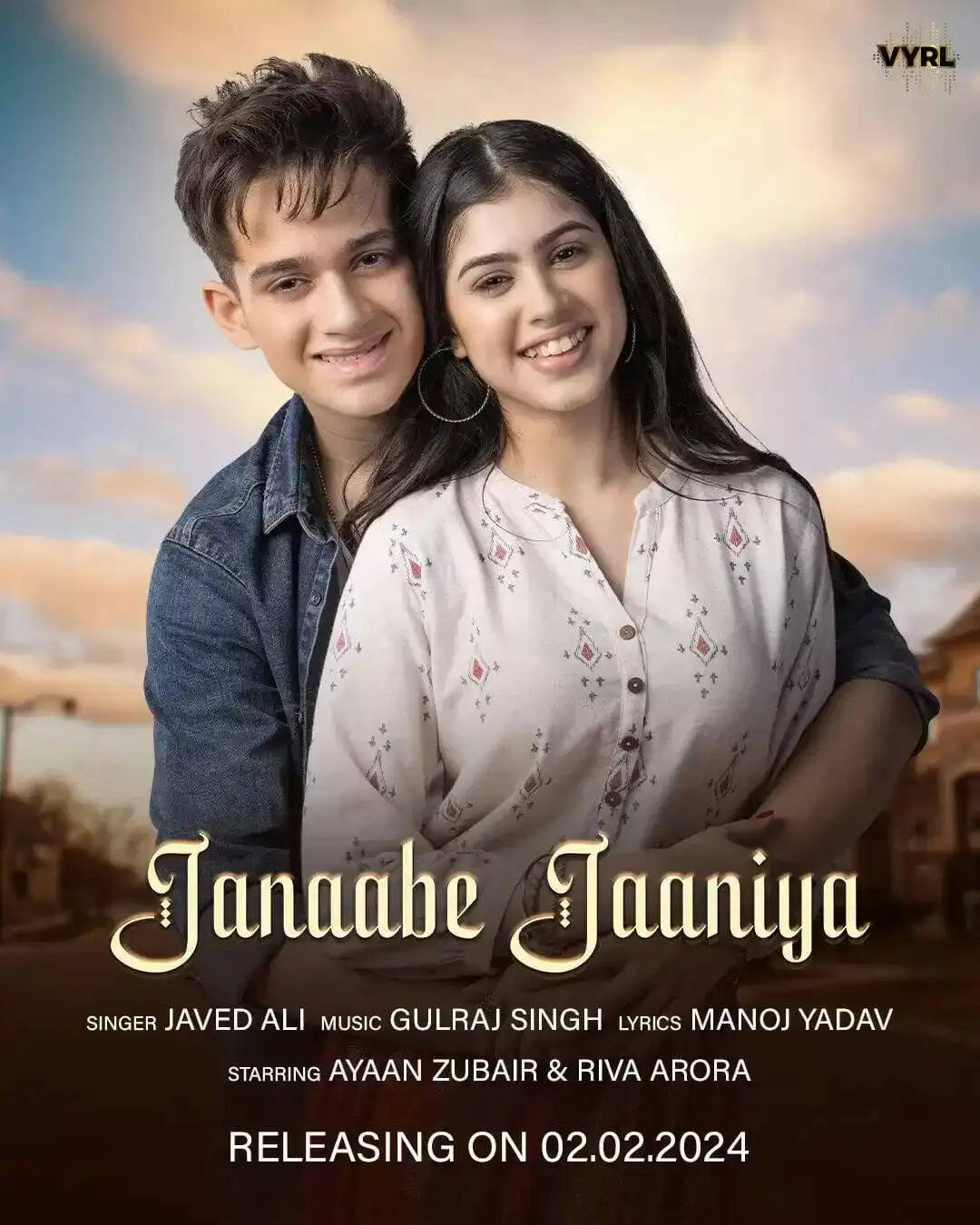Celebrate the innocence of childhood love this Valentine's with Javed Ali’s ‘Janaabe Janiya’ featuring Riva Arora and debutant Ayaan Zubair