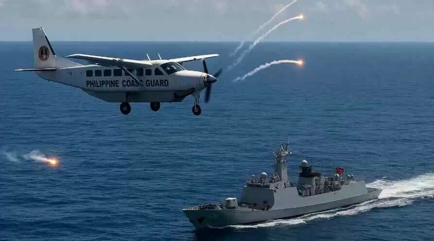 दक्षिण और पूर्वी China सागर में अचानक बढ़ा तनाव: चीन के फ्लेयर और रडार लॉक से हिल गया एशिया, फिलिपींस-जापान का कड़ा विरोध