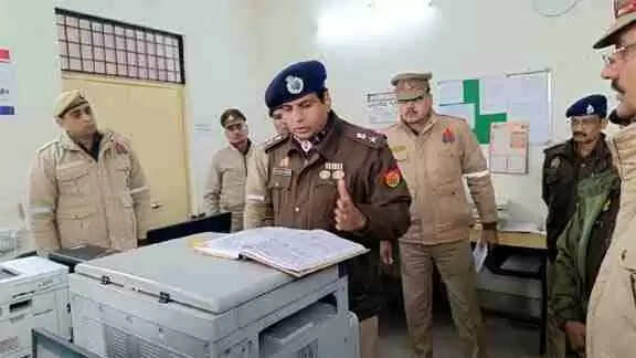 Muzaffarnagar पुलिस में सख्त समीक्षा: एसएसपी संजय कुमार वर्मा का क्राइम ऑफिस, साइबर थाना और एएचटी का वार्षिक निरीक्षण