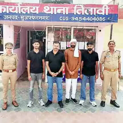 मुठभेड़ में दो शातिर बदमाश गिरफ्तार – एक घायल, पुलिस ने बरामद किए अवैध हथियार और बाइक | Muzaffarnagar Encounter News