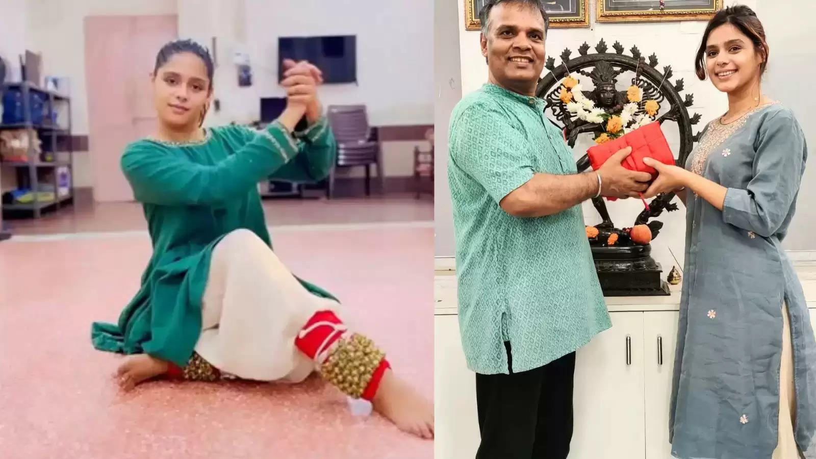 After Jhanvi Kapoor, Kangana Ranaut Actress Pranati Rai Prakash Learns Kathak From Indian Classical Guru Rajendra Chaturvedi