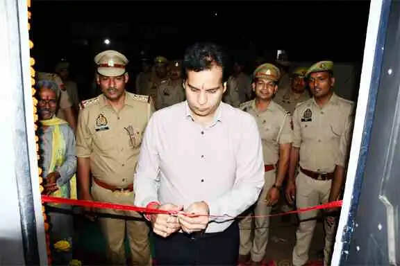 फुगाना थाने में Muzaffarnagar एसएसपी संजय कुमार वर्मा ने किया मालखाना भवन और सराय चौकी बैरक का उद्घाटन