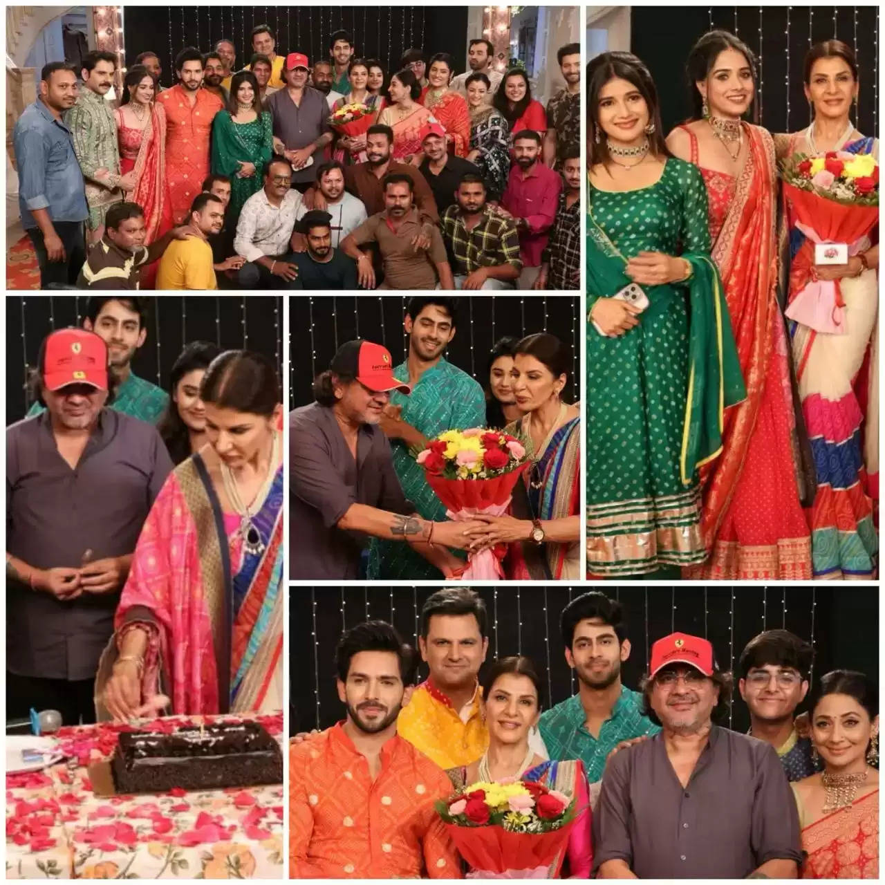 The ambiance on the set of Yeh Rishta Kya Kehlata Hai was really happy and exciting because the cast and crew gathered to celebrate Anita Raj's birthday.