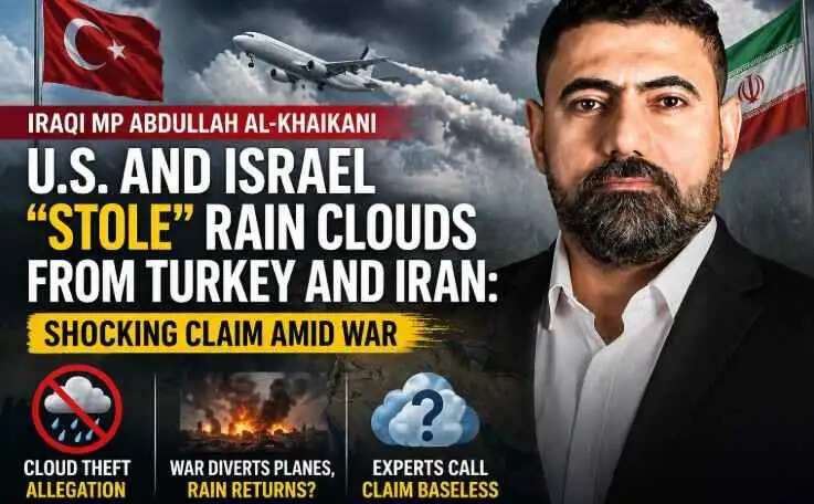 Iraqi सांसद Abdullah al-Khaikani का US-Israel पर &lsquo;बादल चोरी&rsquo; का आरोप, वैज्ञानिकों ने बताया निराधार
