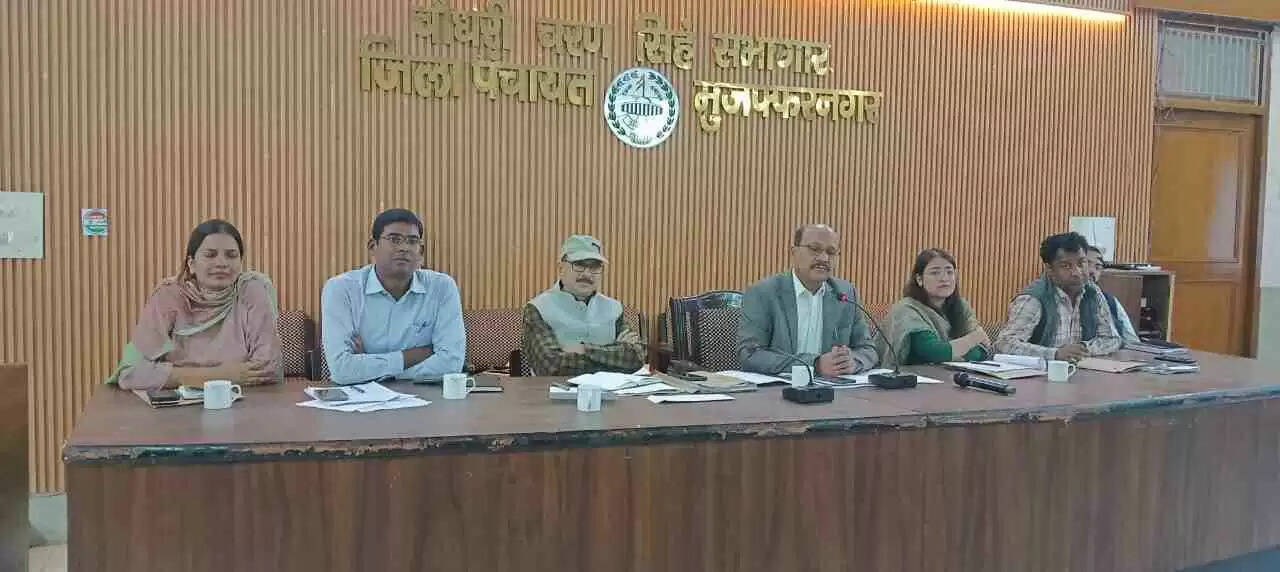 Muzaffarnagar में विधानसभा निर्वाचन क्षेत्र के मतदेय स्थलों के सम्भाजन पर बैठक आयोजित