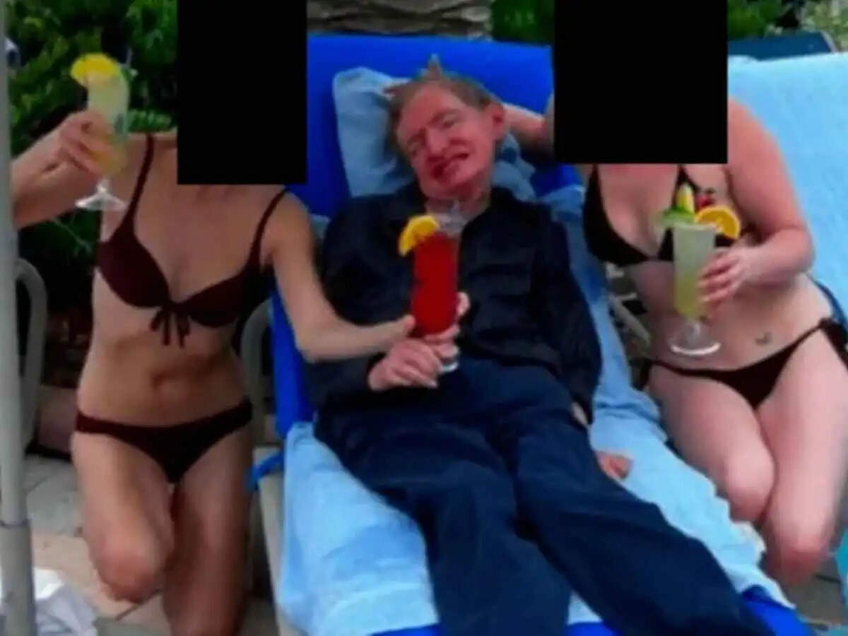 Jeffrey Epstein की वायरल तस्वीर पर Stephen Hawking परिवार का स्पष्टीकरण, देखभाल करने वाली केयरगिवर थीं महिलाएं