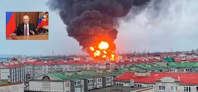 यूक्रेन ने रूस पर कर दी एयरस्ट्राइक, तेल डिपो तबाह