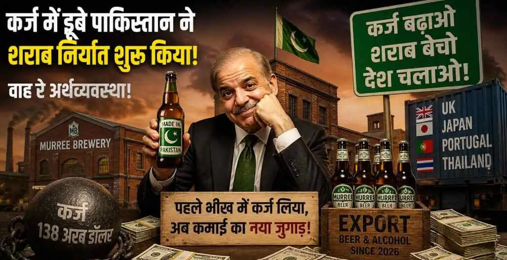 50 साल बाद शराब निर्यात की वापसी, कर्ज के बोझ तले दबे Pakistan का बड़ा आर्थिक दांव?
